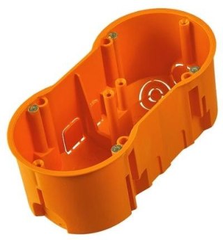 Puszka końcowa 60 podwójna z wkrętami, głęboka PAWBOL A.0042WPG