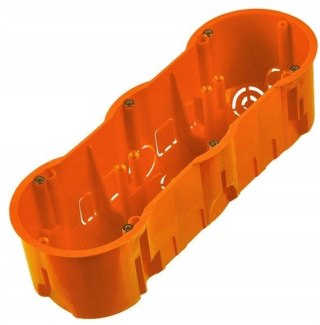 Puszka końcowa 60 potrójna z wkrętami, głęboka PAWBOL A.0043WPG