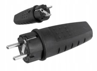 Wtyczka gumowa przenośna 250V, 16A, IP LUX PAWBOL D.3158L