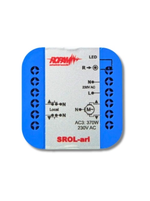 ROPAM SROL-ari bezprzewodowy, douszkowy sterownik rolety