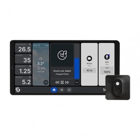 Shelly Wall Display X2 Black + Blu H&T Black