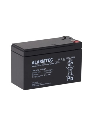 ALARMTEC serii BP 12V 7Ah Akumulator AGM