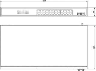 Switch Hikvision DS-3E1526P-SI