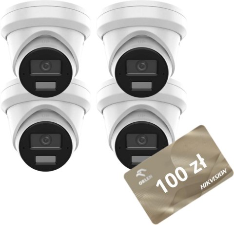 KAMERA IP HKVISION DS-2CD2343G2-LI2U(2.8mm) PL Opakowanie zbiorcze 4szt.