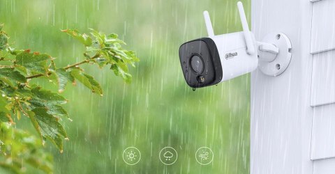 Zestaw monitoringu IP Dahua 3 Kamery WI-FI 3MPxsmart podwójne oświetlenie LED IR do 30m