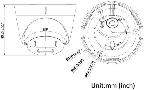 KAMERA IP HIKVISION DS-2CD1343G2-LIU(2.8mm) PL